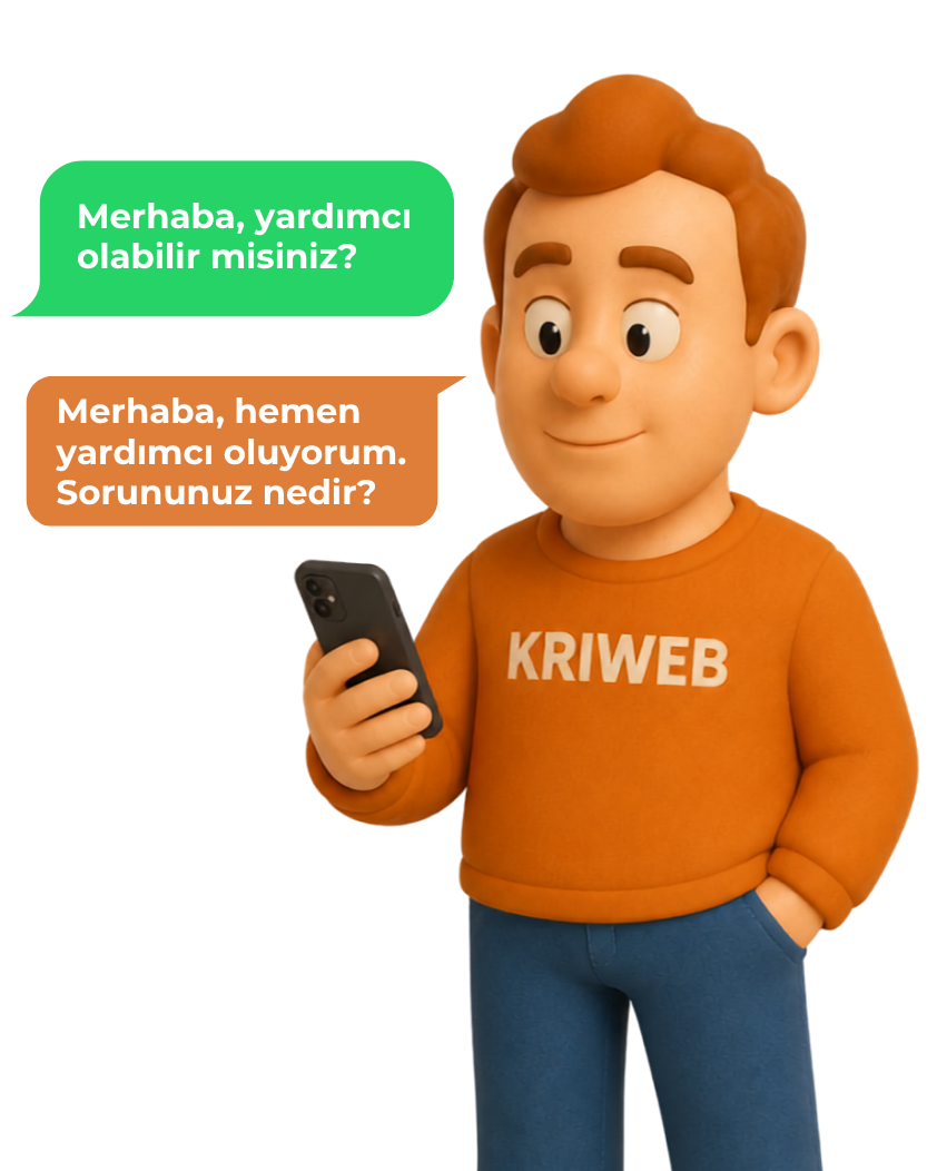 Kriweb müşteri desteği