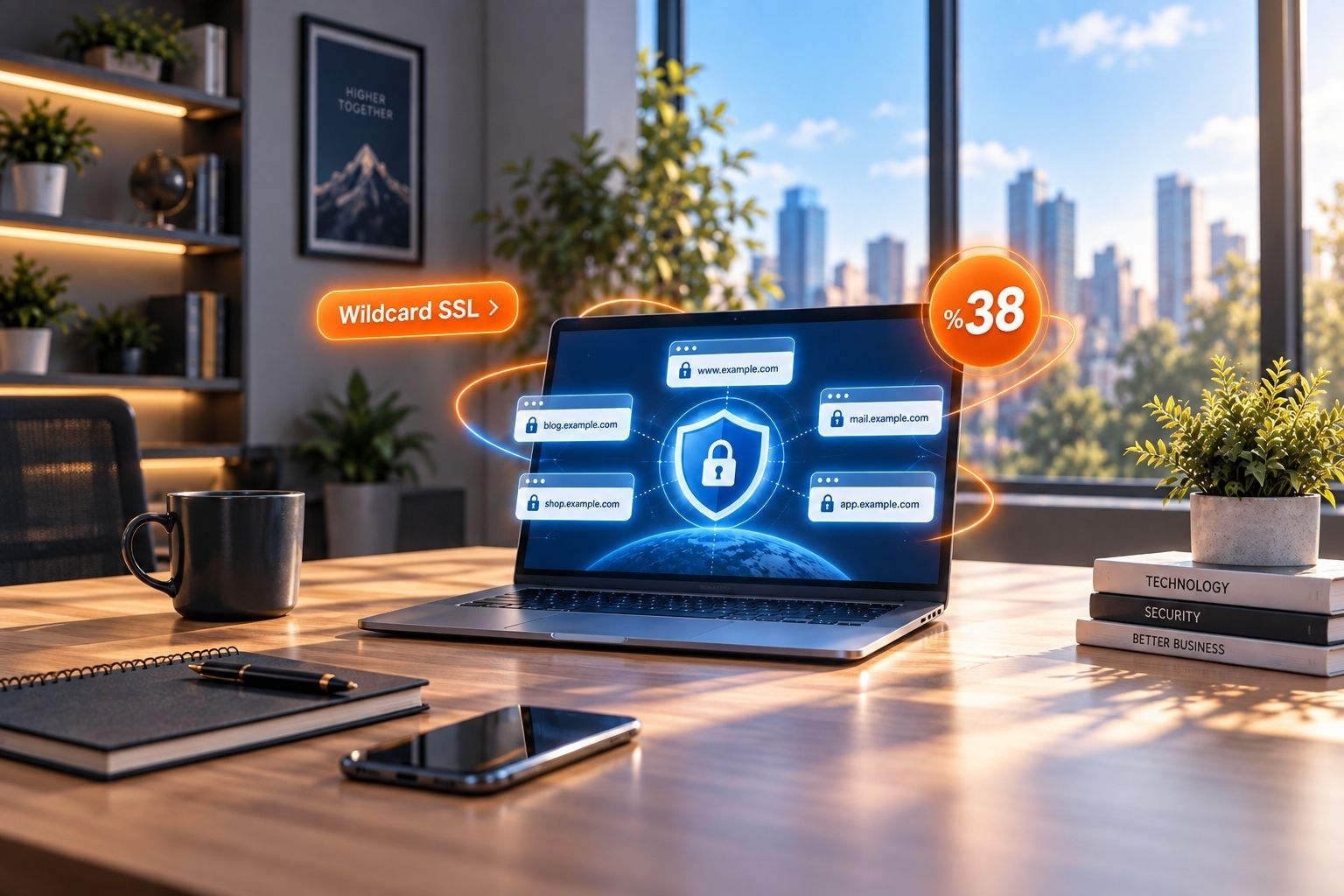 Wildcard SSL kurulum ekranı