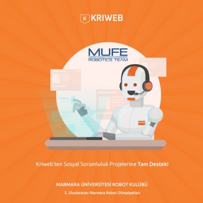 KRIWEB’den Marmara Üniversitesi Robot Kulübü’ne Sponsorluk Desteği